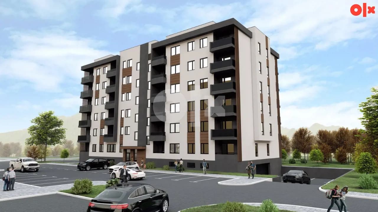 Dvosoban stan u izgradnji 40,67m2. Čelinac 1