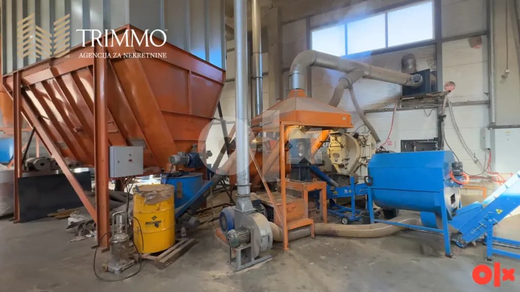 TRIMMO prodaje: Fabrika za pelet-Trnovo 1