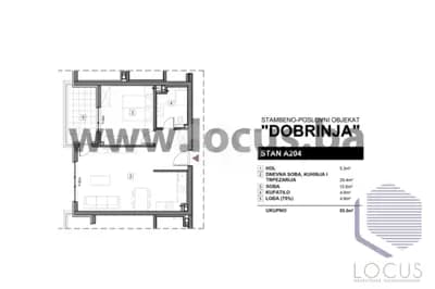 LOCUS prodaje: NOVOGRADNJA!!! Dvosobni stanovi, Dobrinja 10