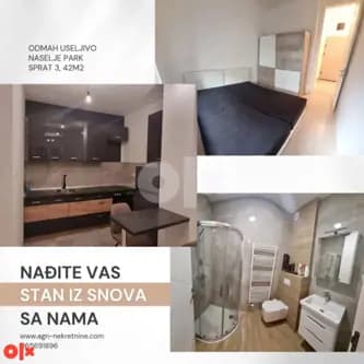 Stan za izdavanje 42m2, Naselje Park 2