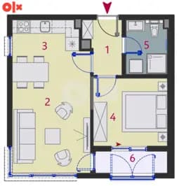 Dvosoban stan 45,17 m2 SKYLINE PLAZA Irac - Tuzla 12