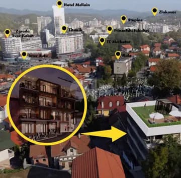 Ekskluzivno garsonjera 35,97 m2 URBAN u srcu - Tuzle 3